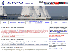 Tablet Screenshot of j24fleet61.com